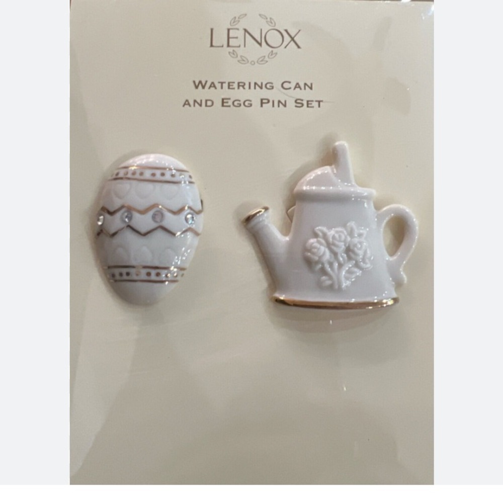 Lennox Watering Can and Egg Pin Set